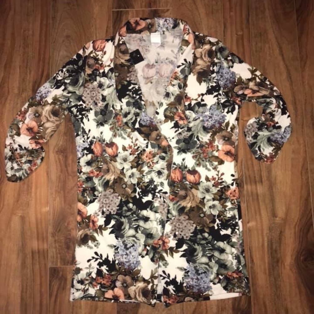 Floral blazer